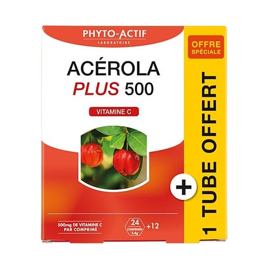 Phyto-Actif Acérola Plus 500 24+12comp