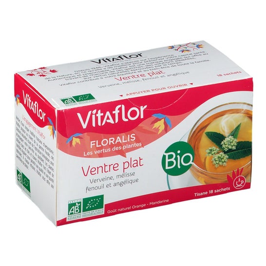 Vitaflor Organic Herbal Tea Belly Flat 18 saquetas