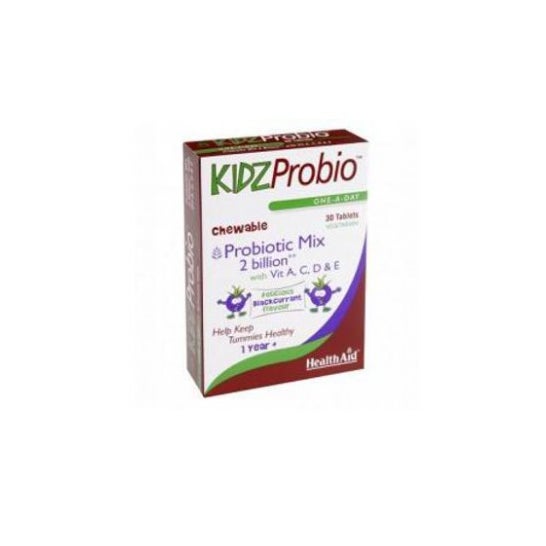 Health Aid Kidzprobio 2 Bilhões + Vitaminas 30 Compósitos