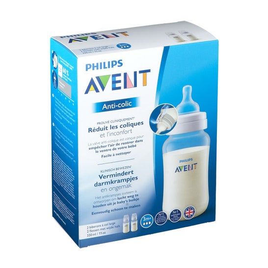 Biberão Philips Avent Anti-colic 2x330ml