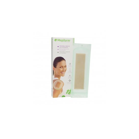 Mepiform redutor de cicatriz silicone folha 4x30cm 5 unid.