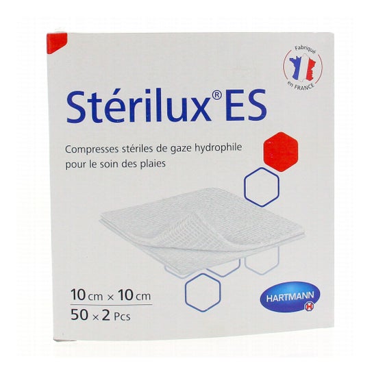 Sterilux Es Compresa Estéril Gasa 10x10cm 2x50uds