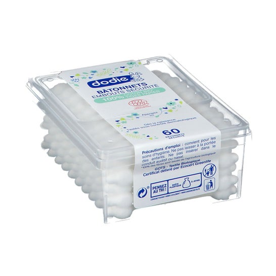 Dodie Bastoncillos Seguridad Bio 60uds