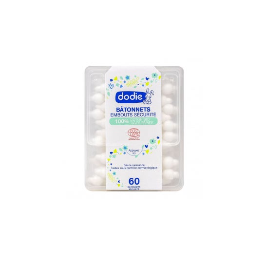 Dodie Bastoncillos Seguridad Bio 60uds