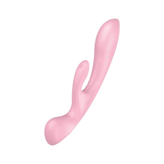 Satisfyer Triple Lover Vibrador Rosa 1 Unidade