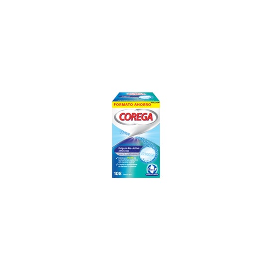 Limpeza Dentária Bio-Activa Corega Oxygen 108 Comprimidos