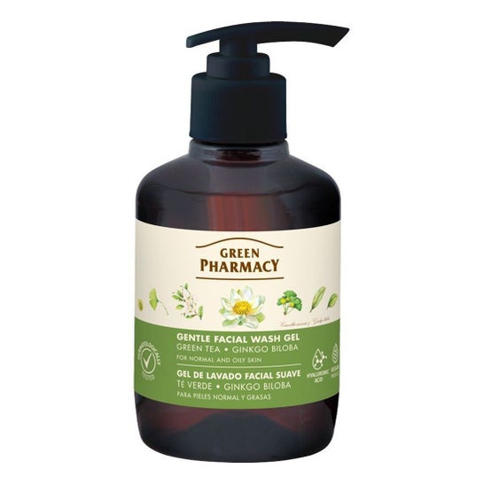 Green Pharmacy Gel Limpeza Suave Chá Verde Ginkgo Biloba 270 ml