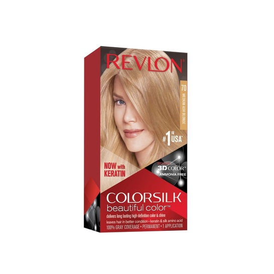 Revlon Colorsilk 70 Kit Cor Loira Cinza Média