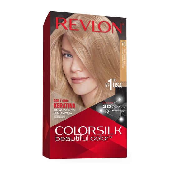 Revlon Colorsilk 70 Kit Cor Loira Cinza Média