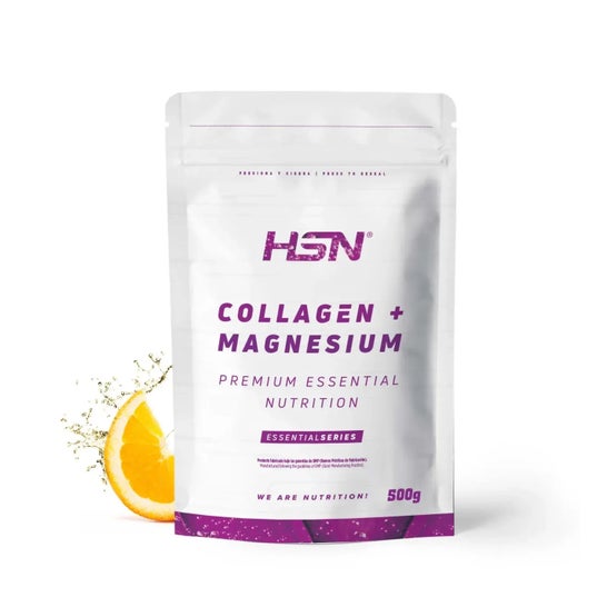 HSN Colágeno Hidrolizado + Magnesio 2.0 en Polvo Naranja 500g