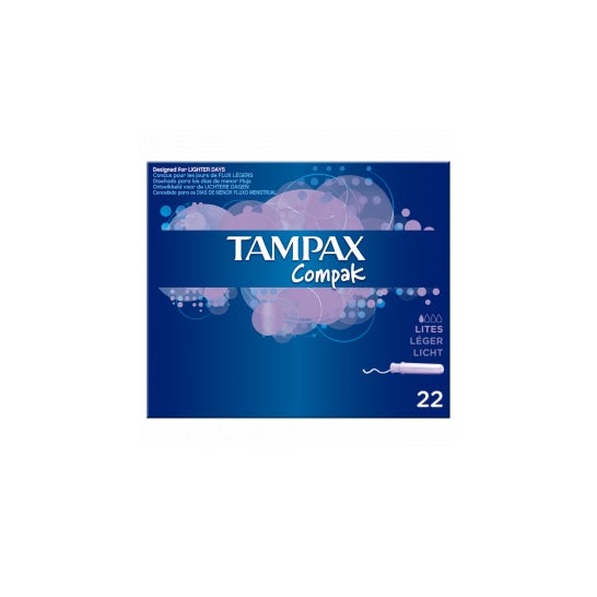 Tampax Compak Lites 22uds.