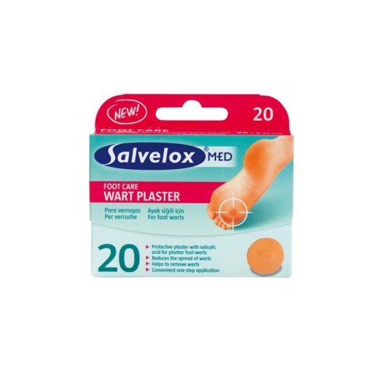 Verrugas Med de Salvelox Verruga adesivos 20uds