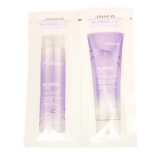 Joico Set Saquetas Blonde Life Violeta Champô + Condicionador