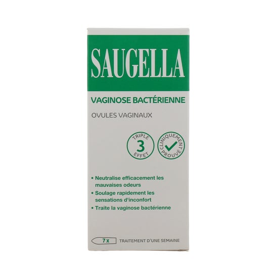 Saugella Óvulos Vaginais Vaginose Bacteriana 7 Unidades