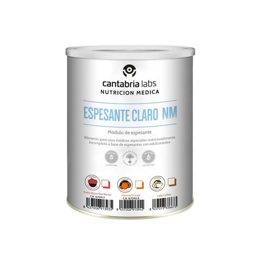 Nutrição médica claro espessante NM sabor laranja 400g