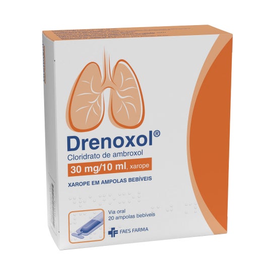 Drenoxol Ambroxol 30mg/10ml Xarope Ampolas 20x10ml