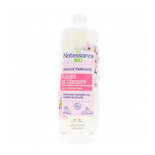 Natessance Gel de Banho Perfumado Flores de Cerejeira Bio 500 ml