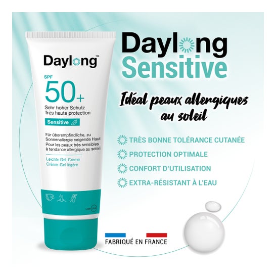 Daylong Sensitive Crème Gel légère SPF 50+ 200 ml