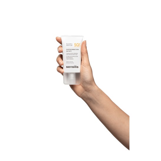 Sensilis Photocorrection [AR 50+] Fluido Reafirmante Anti-Rougeurs SPF50+ 2x40 ml