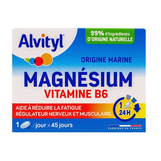 Go Vital Magnsium Vitamina B6 comprimidos Caixa de 45