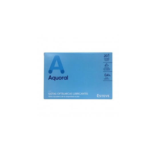 Aquoral gotas oftálmicas monodose 0,5ml x 20