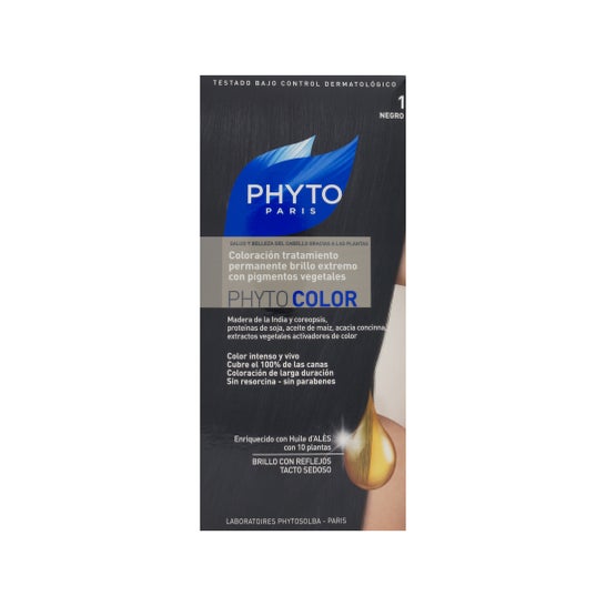 Phyto color matiz 1 preto 1ud