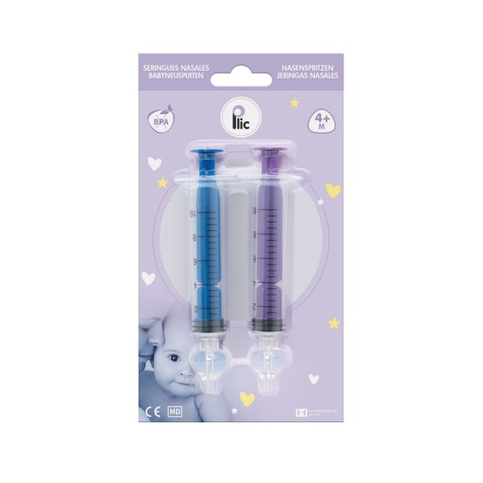 Plic Care Seringa Nasal Bebês Bicolor 2 Unidades
