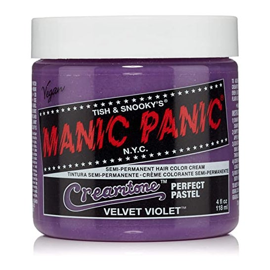 Manic Panic Clássico Colorido Semi-Permanente Veludo Violeta 118ml ...