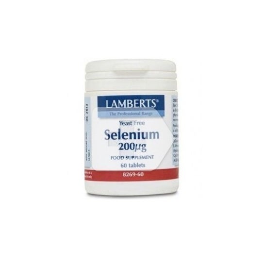 Lamberts Selenium 200mcg 60 comprimidos