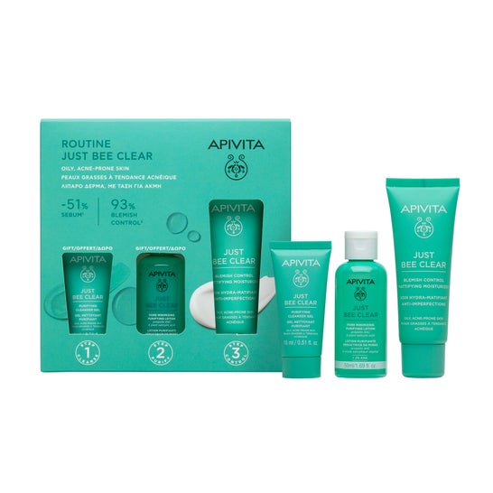 Apivita Coffret Routine Just Bee Clear