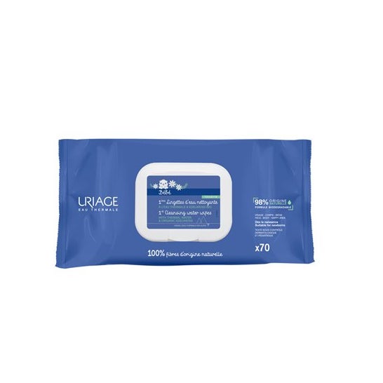 Uriage Baby Cleansing Wipes Água Termal de Nascente e Edelweiss 1pc