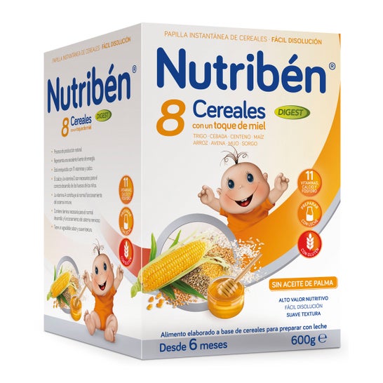 Nutribén ™ 8 cereais com mel e bofidus 600g