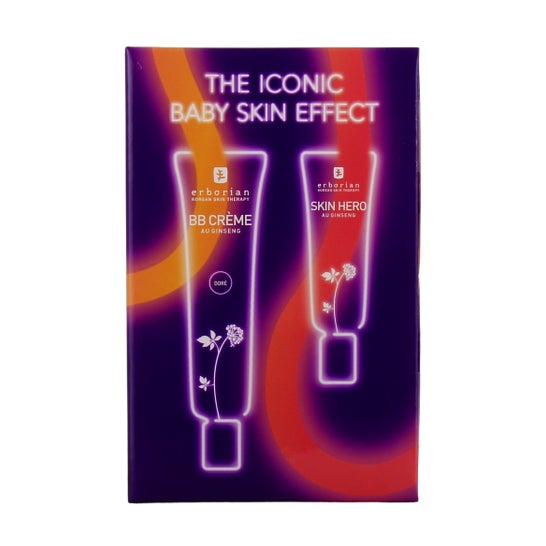 Erborian Set The Iconic Baby Skin Effect Dourado 2 Unidades