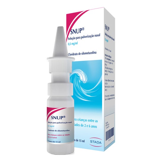 Stada Snup Xilometazolina 0.5mg/ml Solução Pulverização Nasal 15ml