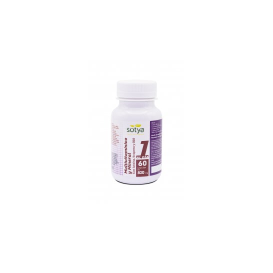 Sotya Multivitamínico e Mineral 60 Cápsulas de 820 mg