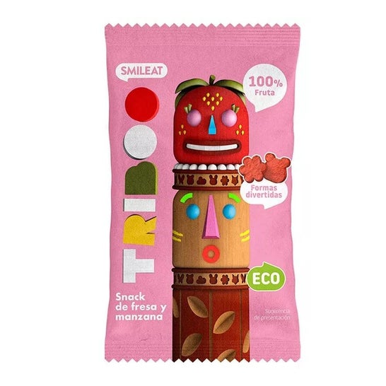 Smileat Sminolas Manzana y Fresa Eco 25g