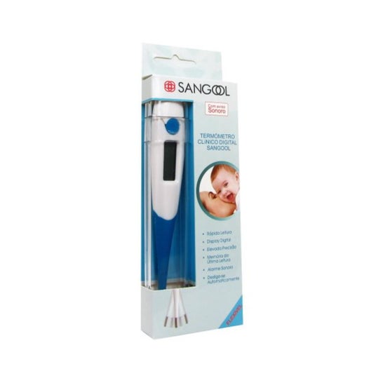 Sangool Termómetro Clínico Digital Flexível 1 Unidade