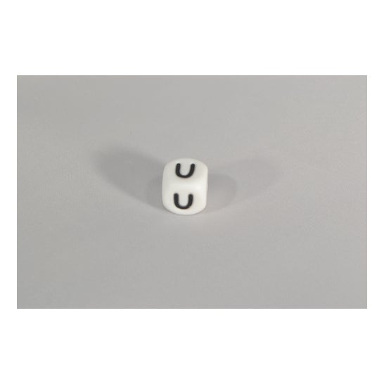 Conta de Silicone Irreversível para Chip Clip Letter U 1 unidade
