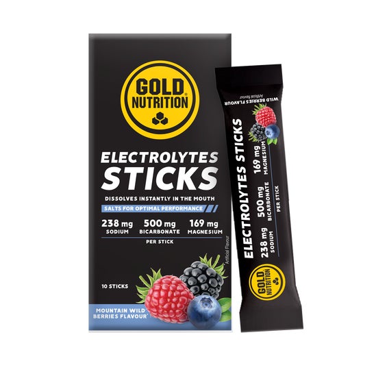 Gold Nutrition Electrolytes Wild Berries 10 Sticks