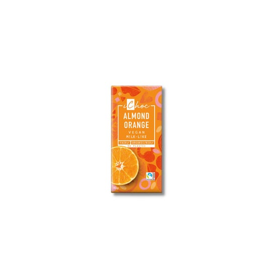 iChoc Almond Orange Chocolate Vegan Milk-Like Bio 80g