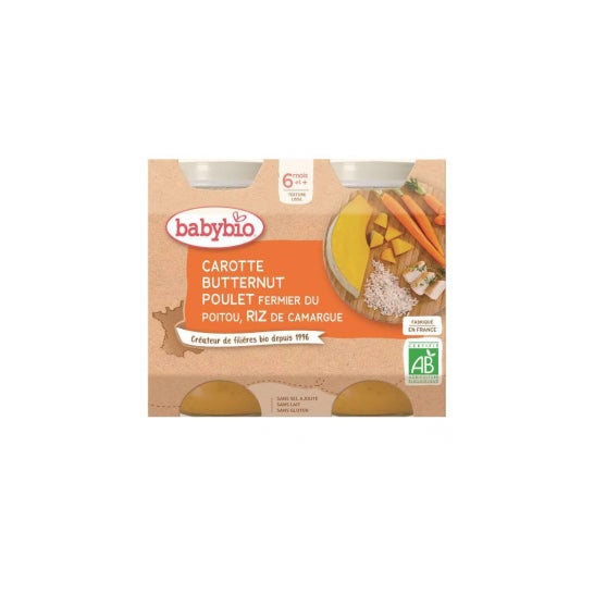 Perna do Menu Babybio / Frango / Arroz 2X200g
