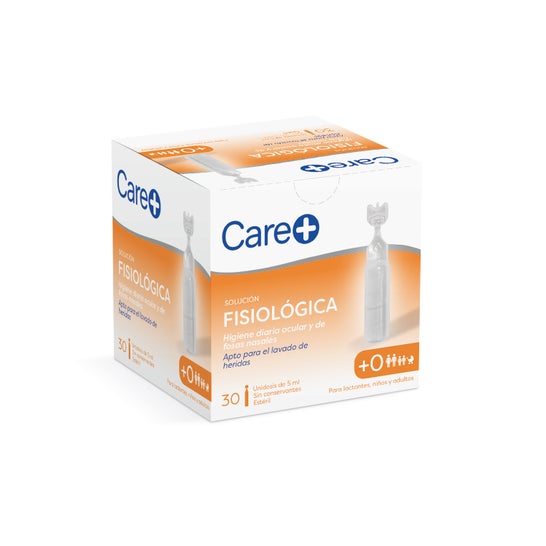 Care+ Solução Fisiológica 30 Doses Únicas 5ml