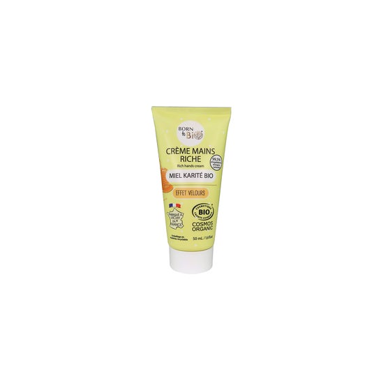 Born To Bio Creme Mãos Nutritivo Mel Karité Bio 50 ml