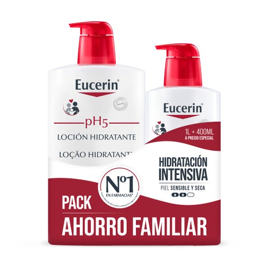 Eucerin® Family Pack pH5 Loção Protectora da Pele 1l + 400ml