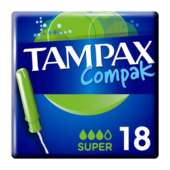 Tampax Compak Super 18 Verde