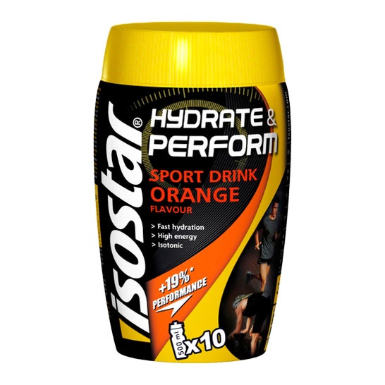 Isostar Hydrate & Perform sabor laranja 400g
