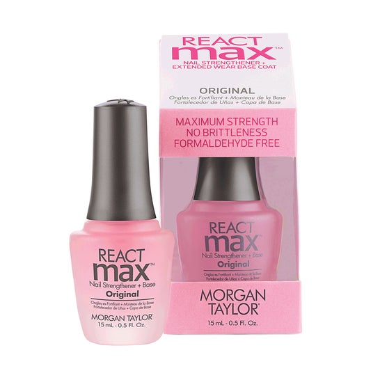 Morgan Taylor React Max Original Nail Strengthener + Base 15ml