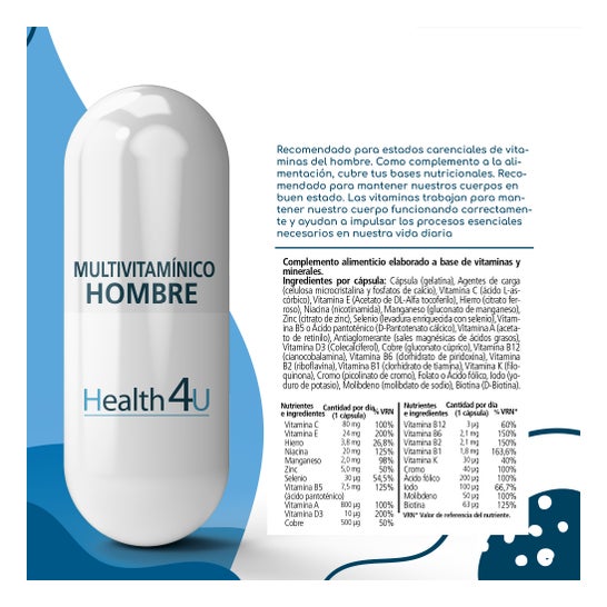 Health4U Multivitamines Homme 30caps