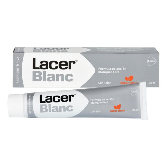 Lacer Blanc  creme dental branqueador de citrinos 125ml