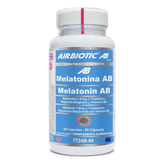 Complexo de melatonina Airbiotic ™ AB 60cáps